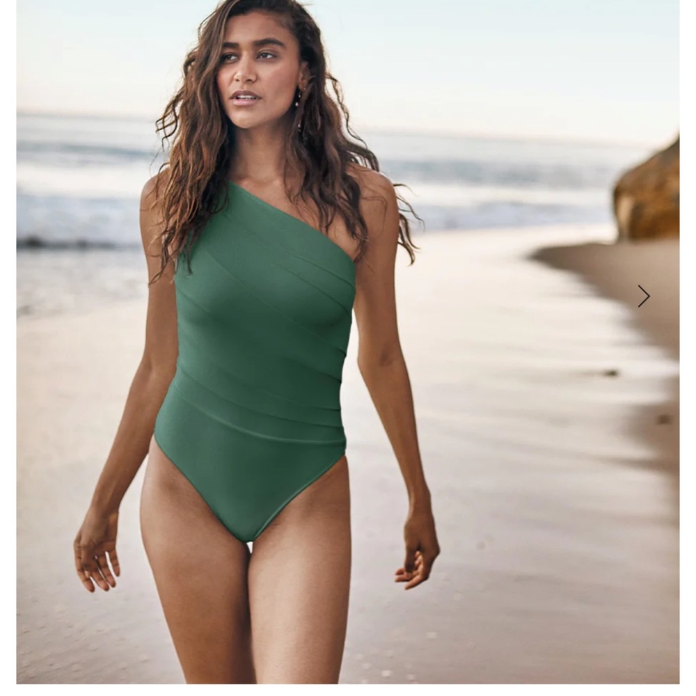 NWT Sidestroke Summersalt Bathing Suit in Olive
